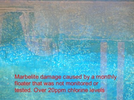 Chlorine burn damage example 5